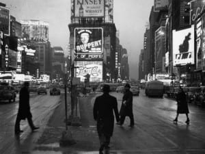 Rudy Burckhardt, Times Square Dusk, 1948