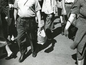 Rudy Burckhardt, Midday Crowd, c.1939