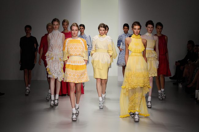 Aesthetica Magazine - Bora Aksu Spring/Summer 2014 Catwalk (The Opening ...