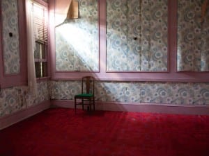 Samantha VanDeman, Green Chair – Hotel Adler Spa in Sharon Springs, New York, 2013.