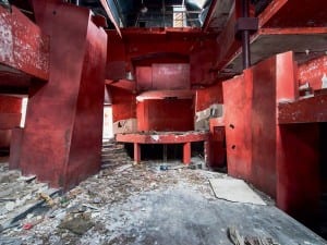 Reginald Van de Velde, from the Dystopia series, 2014. Belgium. A Belgian discotheque sits abandoned in a small town. Closed down in the 1990s and awaiting demolition.