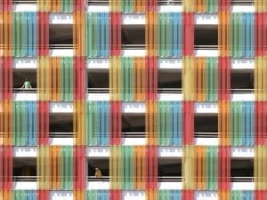 Yener Torun, <i>With a Little Help From my Friends.</i>  Multi-storey car park in Konak district, Izmir, August 2017.